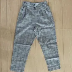 GU チェック柄 パンツ