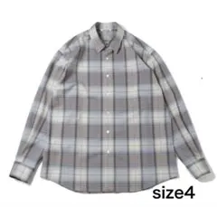 AURALEE A25AS02WN AIR WOOL CHECK SHIRT - メルカリ