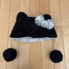 USJ ユニバ ハローキティ ファンキャップ 黒