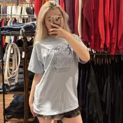【送料無料】USA古着 GILDAN フロントプリント Tシャツ y2k ギャル