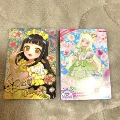 映画ひみつのアイプリ 入場者特典 ゆうじょうさくらツインイエロー つむぎ セット