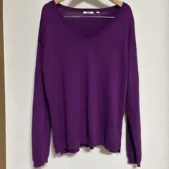 ユニクロ　Vネックセーター　XL