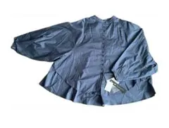 青色 100%コットン シャツ M-Lサイズ