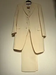 ALサイズSETTE UOMO タキシード 3点セット（松尾株式会社）アイボリー