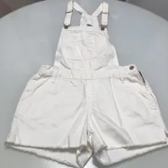 OLD NAVY★ホワイト☆サロペット★白☆ショートパンツ★XS☆コンビネゾン