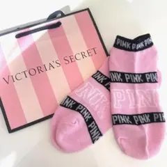 新品未使用 19色Victoria's SecretPINKソックスベビーピンクのサムネイル