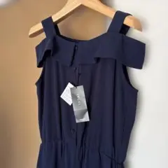 【新品】イング サロペット ネイビー オーバーオール ズボン レディースM