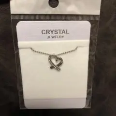 ネックレス　ストーン　ハート