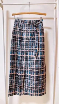 OPAQUE CLIP 柄　タイトスカート