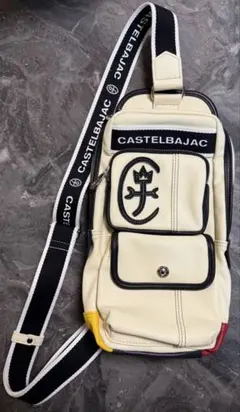 CASTELBAJAC カステルバジャック ボディバッグ ワンショルダー 白