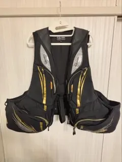 Gamakatsu フィッシングベスト ブラック/ゴールド　Lサイズ Gamakatsu フィッシングベスト ブラック/ゴールド Lサイズ Gamakatsu