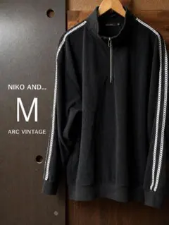 NIKO AND... M コーデュロイ ハーフジップアップトレーナーのサムネイル