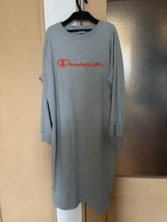 【中古】Champion グレー ロングワンピース