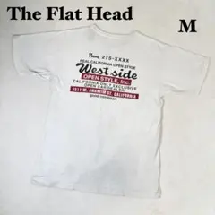 The Flat Head 半袖Tシャツ 両面プリント ロゴ コットン 日本製のサムネイル