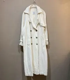LOUNIE（ルーニィ）　40周年記念限定　生成りデニムトレンチコート　サイズL