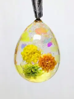 レジン かすみ草 ネックレス - メルカリ