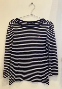 Polo Jeans Co. ストライプ 七分袖 Tシャツ S