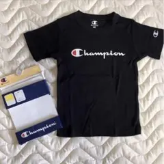 新品未使用 Champion チャンピオン 半袖 Tシャツ 黒色