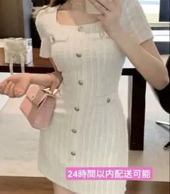 SHEIN シーン DAZY スクエアネック レディドレスキャバドレスワンピース