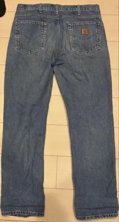 希少】90~00s Carhartt WIP ワイドデニム 濃紺 極太 - メルカリ