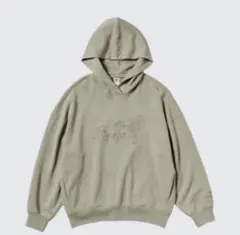 ユニクロ⭐︎ぷーさん長場雄スウェットプルパーカーXS