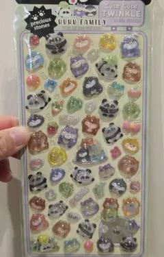 キャラクターシール　パンダ