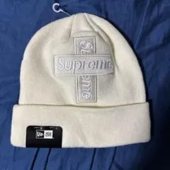 Supreme New Era Cross Box Logo Beanie