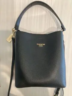 COACH 黒 モリーバケット ショルダーバッグ