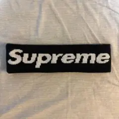 supreme×new era hair band ヘアバンド ブラック