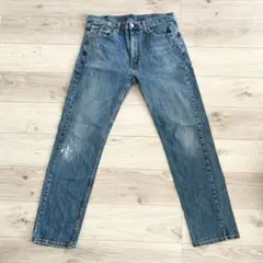 Levi's 505 デニムパンツ W36 ストレート　フェード　ストレッチ