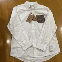 12/9まで値下げ　CHUBEI ホワイト シャツ Lサイズ新品タグ付き