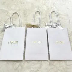 Dior ディオール 紙袋 縦長3枚セット サイズ表記あり