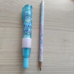 ナルミヤインターナショナル　平成レトロ文具　2007年ノック式消しゴム＆鉛筆