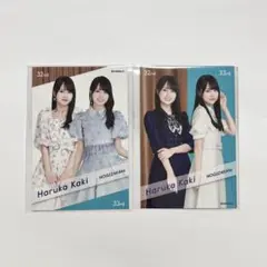 乃木坂46 賀喜遥香 ハッピーホリデーズフェア フォトカード 2枚セット