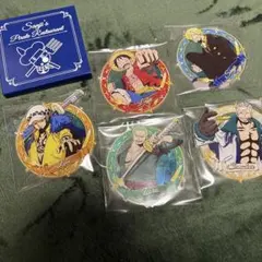 ワンピース ホログラフィックバトルシアター 缶バッジ コンプ 輩 お