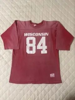 80s USA製 チャンピオン　champion フットボールT ウィスコンシン