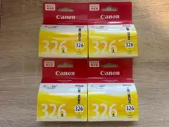 Canon 326 イエローインクカートリッジ 4個セット キヤノン純正品のサムネイル