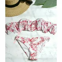 新品 フラミンゴ柄 ビキニ