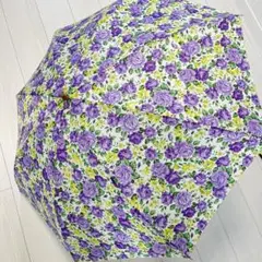 レディース　花柄　折りたたみ傘