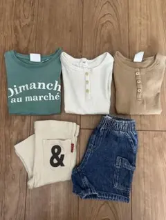 ZARA H&M ベビー服 トップス ショートパンツ　夏服 まとめ売り90サイズのサムネイル