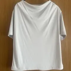 グレー 半袖 ラウンドネックカットソー　Mサイズ相当