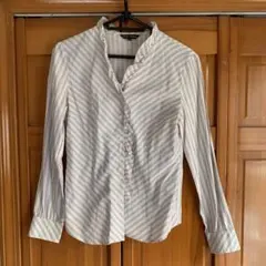 BUONA GIORNATA ストライプ 長袖ブラウス シャツ ボナジョルナータ