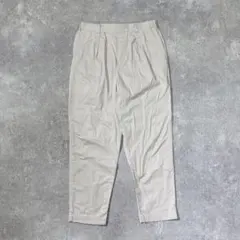 スタディオクリップ イージーテーパードパンツ タック入り ドローコード M