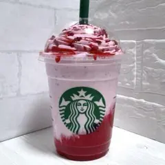 食品サンプル　たっぷりストロベリーのフラペチーノ　NO.33