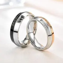 h28【新作】2個セット☆高級感 ペアリング 指輪☆ステンレス☆男女兼用 541