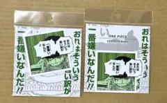ONE PIECE コマステッカー　ゾロ　2枚セット