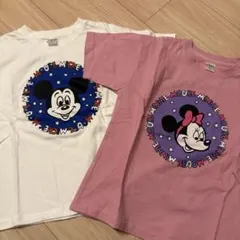 さ*け様 ミッキーマウス ミニーマウス Tシャツ 110cm 2枚セット