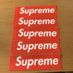 Supreme ロゴステッカー 5枚セット