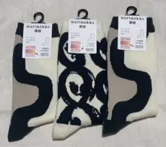 ユニクロ×マリメッコ ヒートテックソックス3足