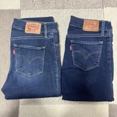 Levi's スキニーデニム 2点セット